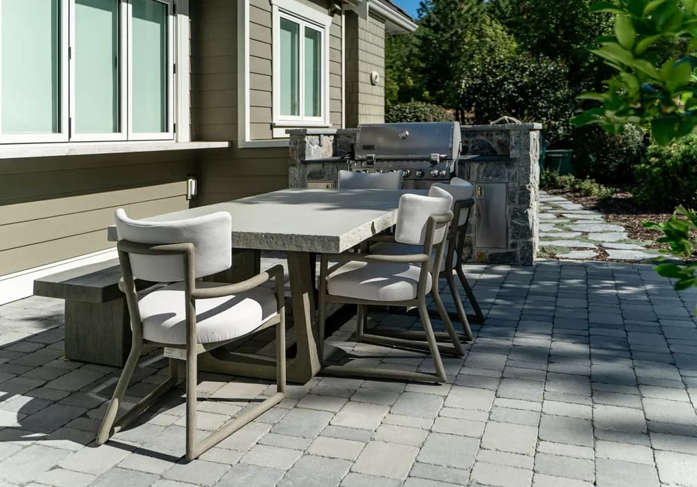 paver stones and floors and stone table top